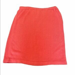JACLYN SMITH Coral Knit Elastic Waist Skirt L